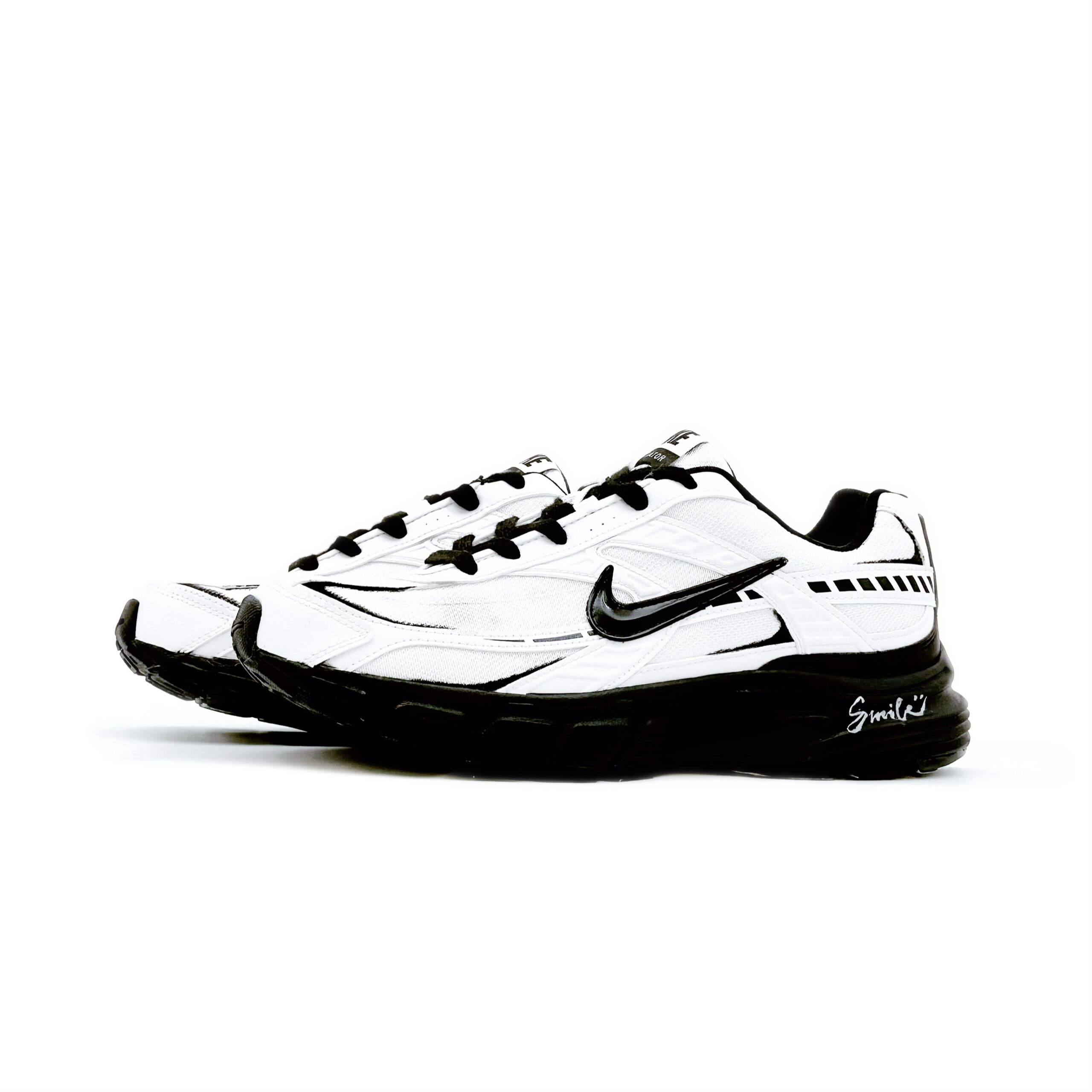 Nike Initiator Cushioning Abrasion Resistant Breathable Low top Casual City Commuting Running Shoes Men’s Black