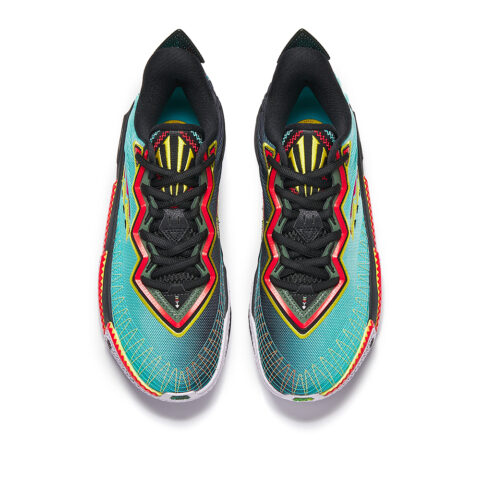 Anta KAI 2 Cushioning Slip Resistant Abrasion Resistant Rebound Low top Basketball Shoes Men’s Green Black Blue