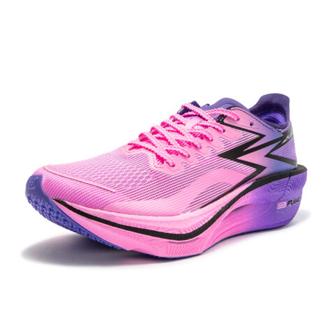 361° Flame 3 Low top Marathon Sprint Running Shoes Unisex Pink Purple Mismatched