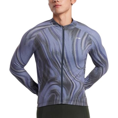 Li Ning Cycling Clothing Men’s Tie Dye Purple