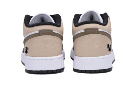 Jordan Air Jordan 1 Puppy Fragment, Year Of The Snake Low top Vintage Basketball Shoes Men’s Black