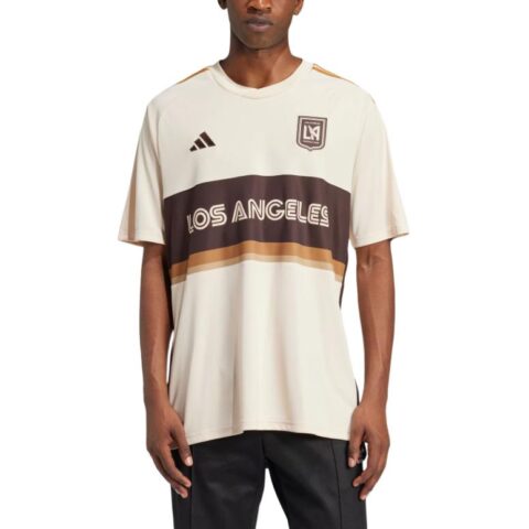 Adidas Los Angeles FC 24/25 THIRD Soccer Jersey Men’s Linen Brown