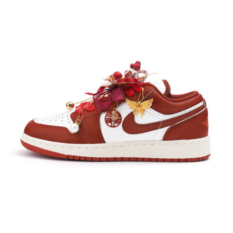 Jordan Air Jordan 1 Low top Vintage Basketball Shoes Women’s Red