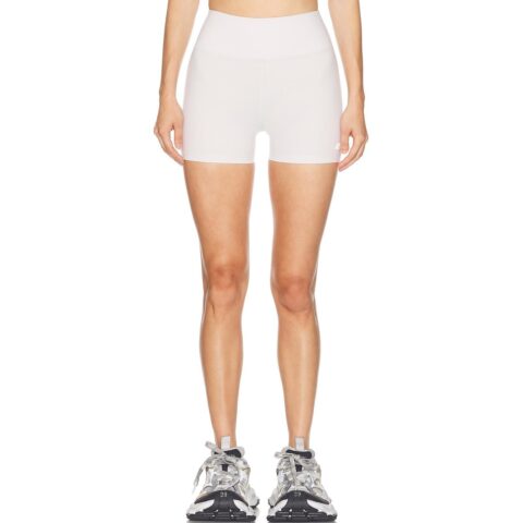Balenciaga Sports Shorts Slim Fit Women's White