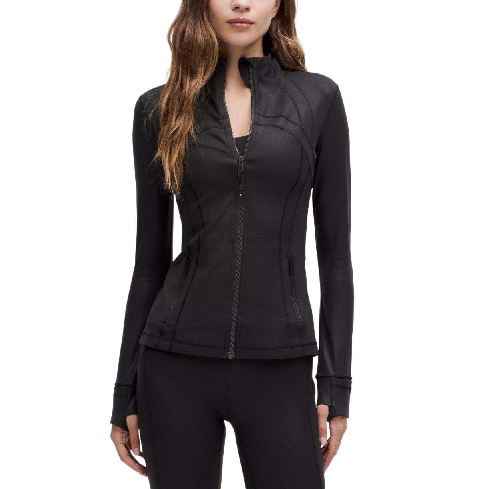Lululemon Define Jacket Women's Foil Print In Black
