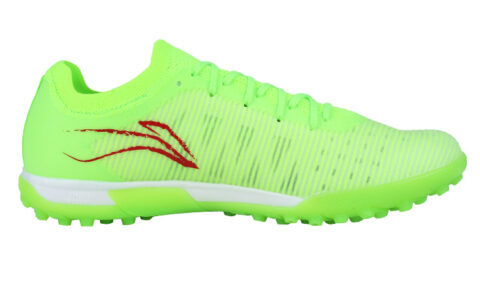 Li Ning Fabric Slip Resistant And Breathable Soccer Shoes Men’s Neon Green