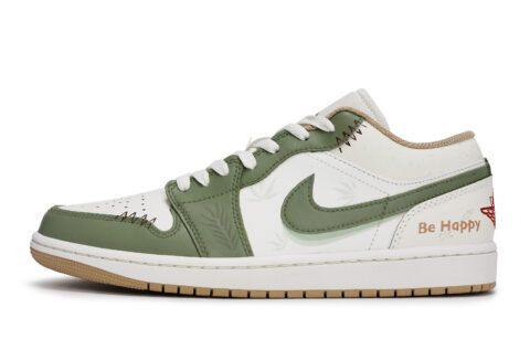 Jordan Air Jordan 1 Vintage Basketball Shoes Men’s Low Top White/Green