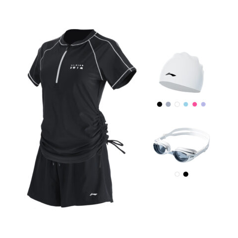 Li Ning Square Leg Two Piece Swimsuit Women’s