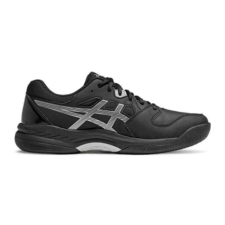 ASICS Synthetic Leather Support Low top Comfortable Badminton Shoes Unisex Black/