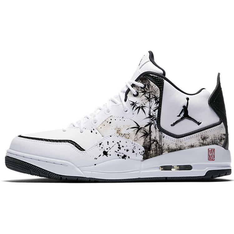 Jordan Courtside 23 Vintage Basketball Shoes Men’s Mid Top White/Black