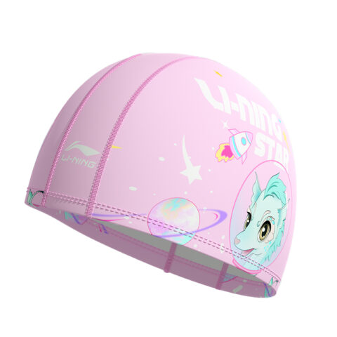 Li Ning Swimming Caps Pu Swim Kids’ Pink