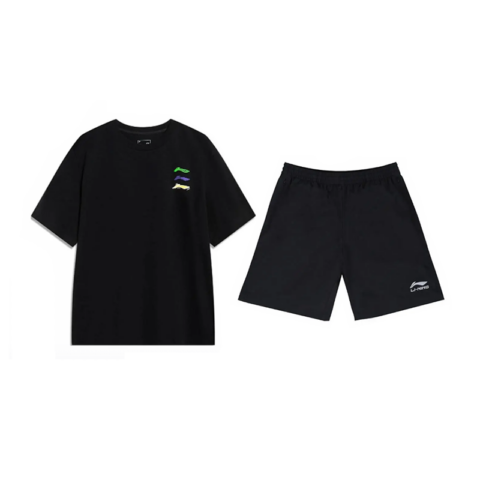 Li Ning Casual Sportswear Unisex Black+Black
