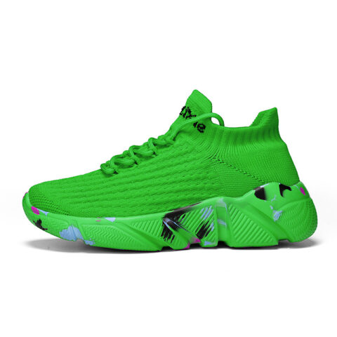 HEIWEILU Breathable Lightweight Breathable And Lightweight Low top Casual Running Shoes Unisex