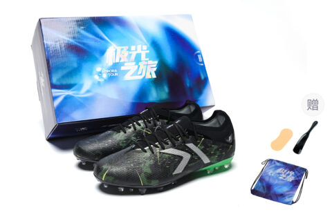 KELME Shadow 2.0 MG Multi Ground Artificial Turf Abrasion Resistant Impact Resistant Soccer Shoes Unisex Black Green