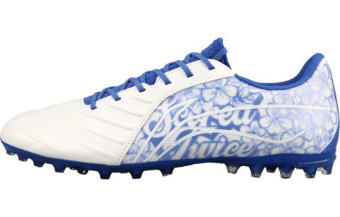 Li Ning Brocade TF Turf Firm Ground, Artificial Turf Soccer Shoes Men’s Blue White