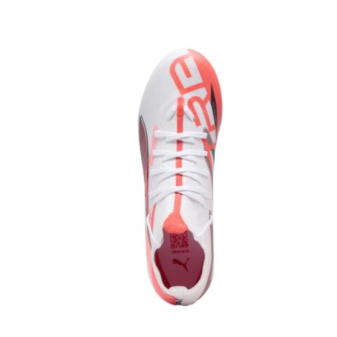 PUMA Ultra 5 Match Abrasion Resistant Abrasion Resistant Soccer Shoes Women’s White Red