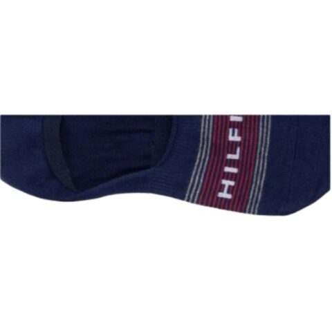 Tommy Hilfiger No Show Socks Men’s 2 Pack White/Navy Blue