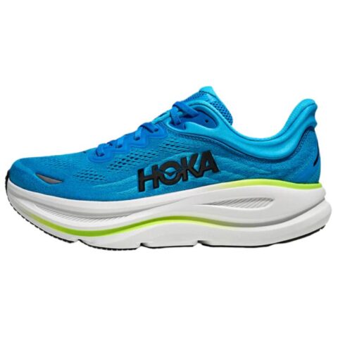 HOKA ONE ONE Bondi 9 Breathable Running Shoes Men’s Blue 2E Width