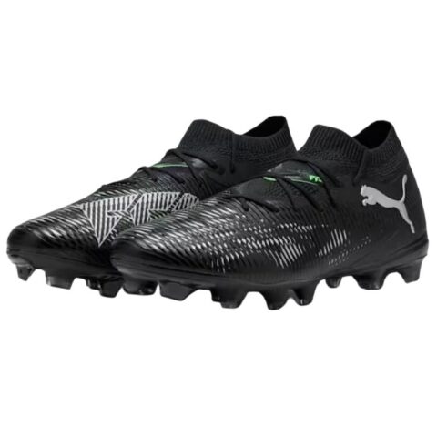PUMA FUTURE 8 MATCH Natural Grass Abrasion Resistant Soccer Shoes Unisex Black