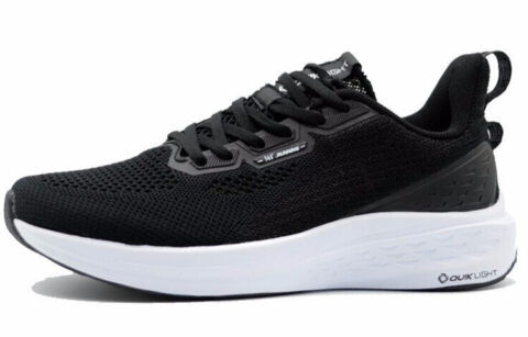 361° FlyFish 1 Mesh Breathable Low top Running Shoes Women’s Black White