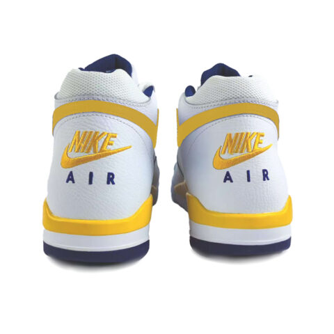 Nike Flight Legacy Leather Cushioning Slip Resistant Abrasion Resistant Mid top Vintage Basketball Shoes Men’s