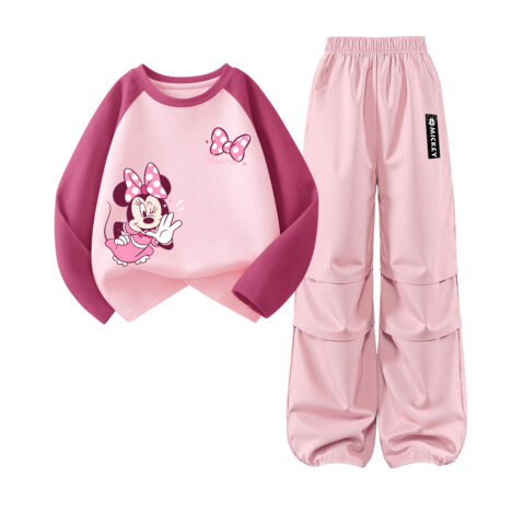 Disney Kids Casual Sportswear Crew Neck Moderate
