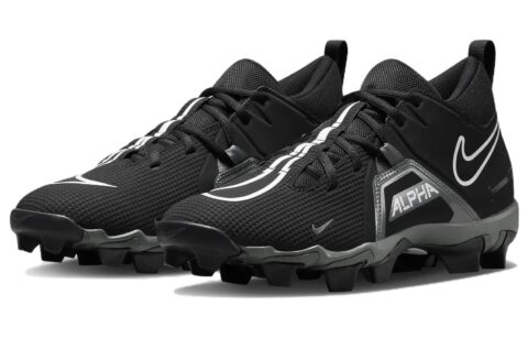 Nike Alpha Menace 3 Shark Cushioning Slip Resistant Abrasion Resistant Soccer Shoes Men’s Black
