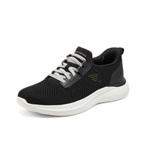 Skechers Mesh Breathable Low top Running Shoes Men’s Black