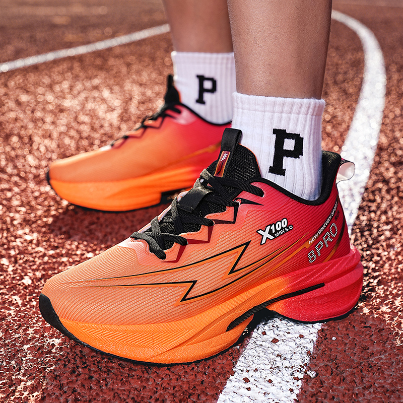 BIANSULONG Cushioning Slip Resistant Abrasion Resistant Low top Casual Running Shoes Men’s