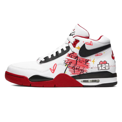 Nike Flight Legacy You Are My Only In My Heart Slip Resistant Abrasion Resistant Mid top Vintage Basketball Shoes Men’s