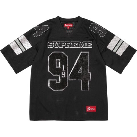 Supreme Sequin Football jersey T-shirt