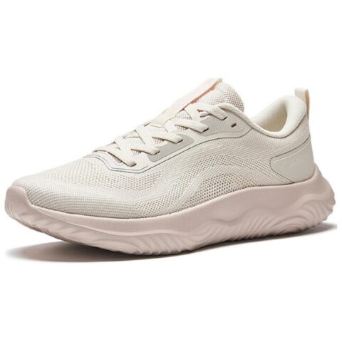 Anta Shen Xing LITE Cushioning Slip Resistant Low top Casual Running Shoes Women’s Beige Pink