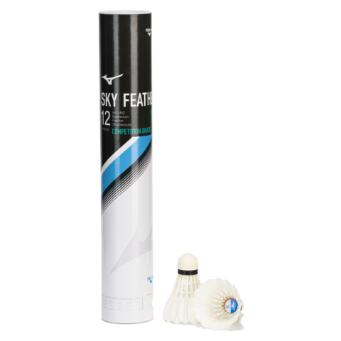 Mizuno Goose Feather Shuttlecock 12 Pack Goose Feather All Round Goose Feather Shuttlecocks