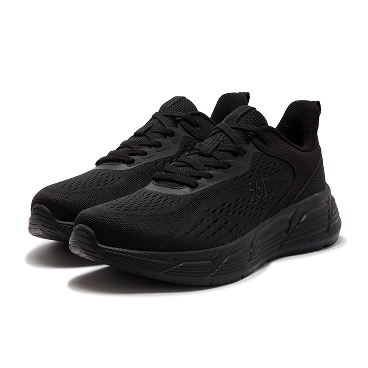 361° Slip Resistant, Abrasion Resistant, Breathable Low top Running Shoes Men’s Obsidian Black