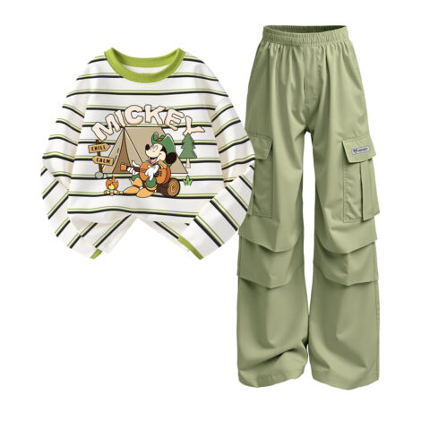 Diyao Green White Strip+Di H Square Hook-and-Loop K Outdoor Green