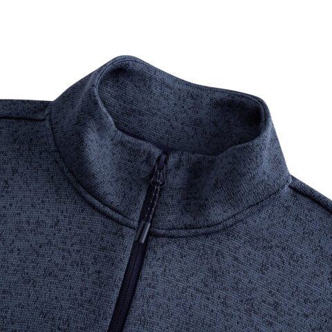 Anta Stand Collar, Liner Coat, Thick Needle Fleece Garment Women’s Maya Blue Flower Gray