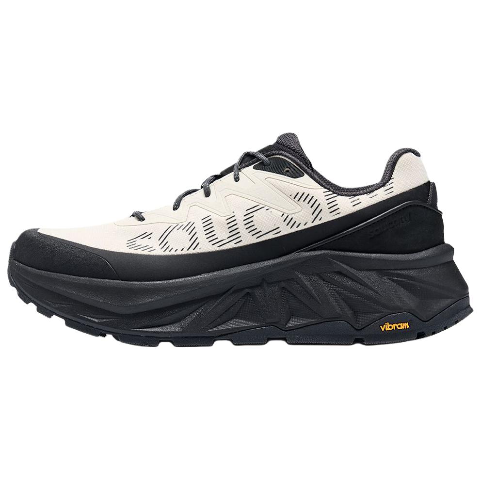 Saucony TRIGON ULTRA Speed Waterproof Rebound Running Shoes Unisex Beige Black