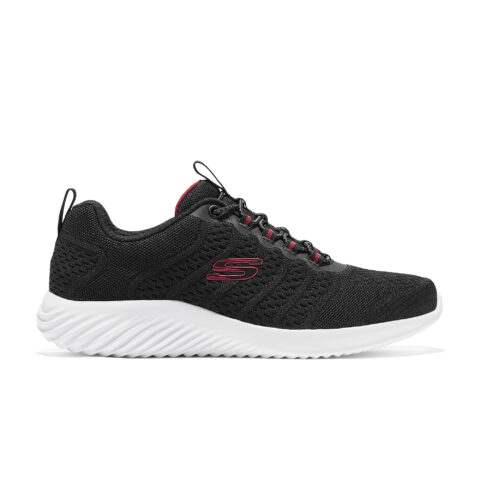 Skechers Bounder Abrasion Resistant Abrasion Resistant Low top Running Shoes Men’s Black Red