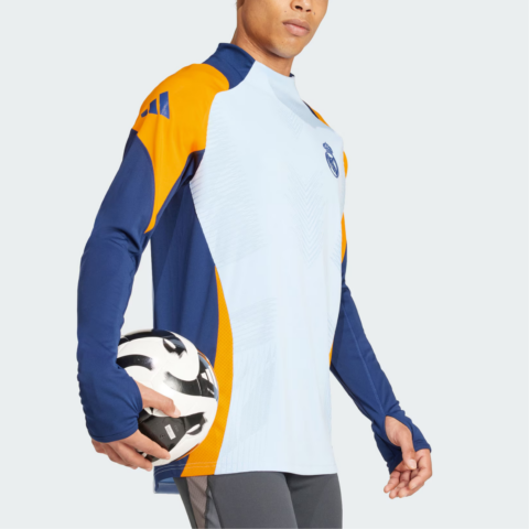 Adidas Real MadridTiro 24 Soccer Jersey Men’s Glossy Finish Blue