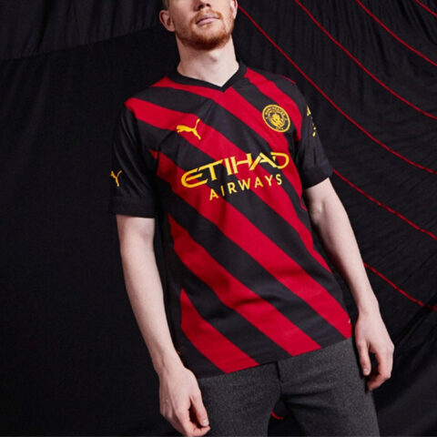 PUMA Manchester City Authentic Away 2022/23 In Gift Box Jersey