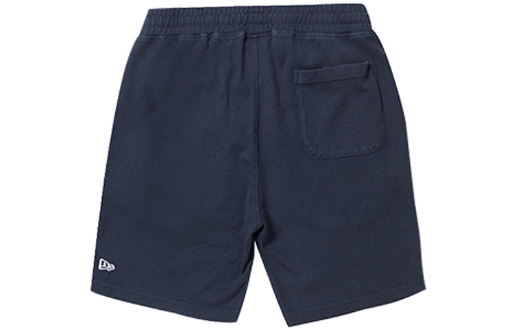 New Era Letter Pattern Sports Shorts Unisex Dark Blue