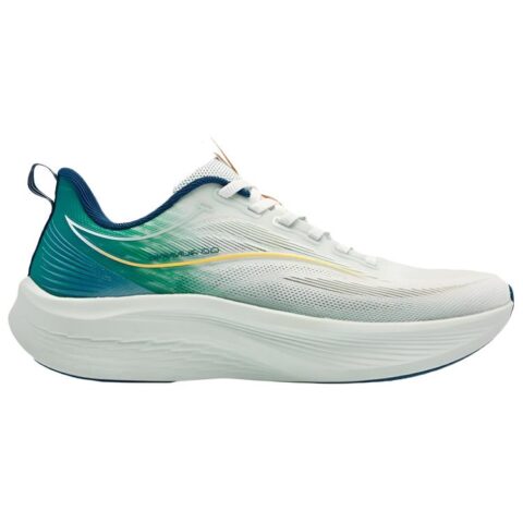 QIAODAN Slip Resistant Abrasion Resistant Low top Casual Running Shoes Men’s Green
