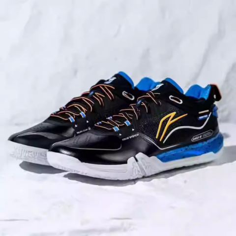 Li Ning Saga 3pro Low top Badminton Shoes Unisex Night Elf
