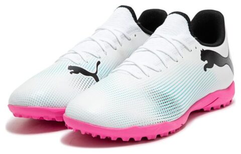 PUMA Future 7 Play Tt ‘White Black Poison Pink’