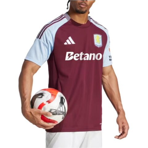 Adidas Free Shipping With AdiClub Aston Villa Fc 24/25 Home Jersey