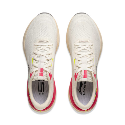 Li Ning My Leap 3.0 Cushioning Slip Resistant Abrasion Resistant Breathable Low top Casual Running Shoes Men’s Ivory