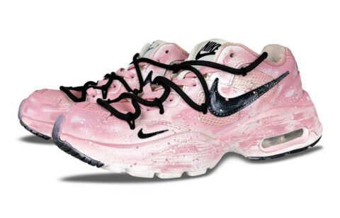 Nike Air Max Fusion Slip Resistant Abrasion Resistant Low top Running Shoes Women’s Pink Black