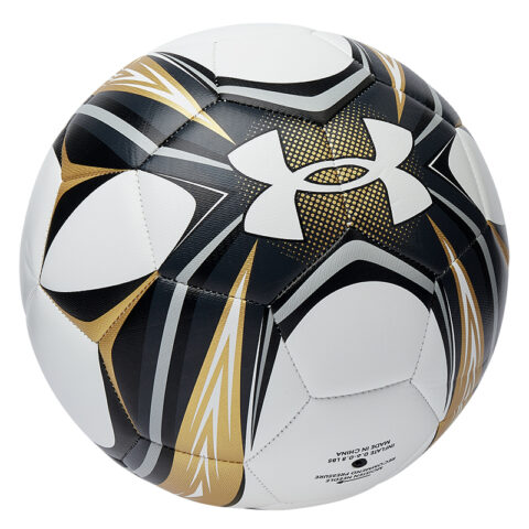 Under Armour Size 5 Ball Soccer Ball TPU Machine Stitched Soccer Ball Unisex Gold