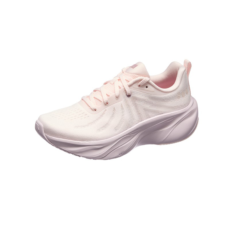Anta Leaf 1.0 Cushioning Breathable Low top EVA Casual Training Running Shoes Women’s Residual Pink White