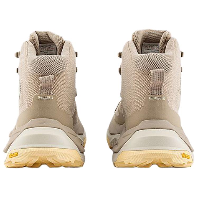 THE NORTH FACE FASTPACK Abrasion Resistant Waterproof Balance Rebound Grip Mid top Hiking Shoes Women’s Wasteland Brown